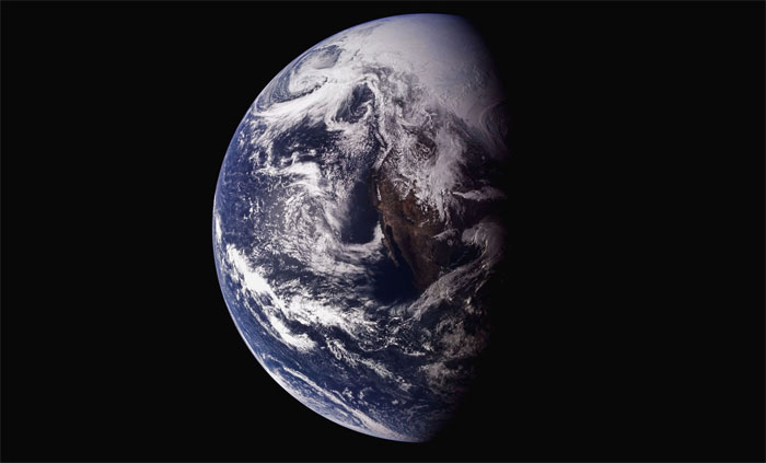 Hình ảnh rõ nét về Mexico và Bán đảo Baja California trên Trái đất được chụp lại từ tàu Apollo 13