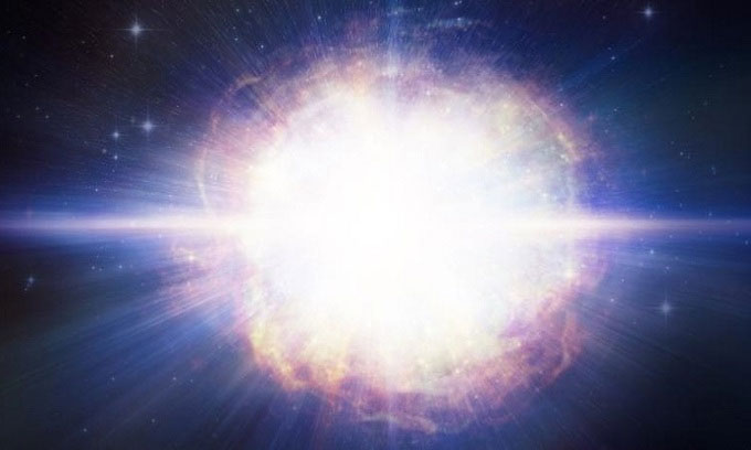 Mô phỏng siêu tân tinh SN2016aps.