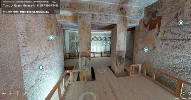 Cơ hội hiếm có: Tham quan miễn phí lăng mộ Ai Cập qua thực tế ảo