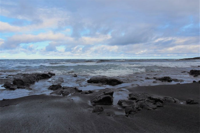 Bãi biển Punalu"u, Hawaii