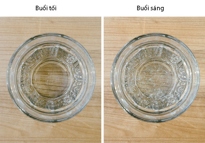 Đặt cốc nước ở gần giường không có nhiều lợi ích như bạn nghĩ.
