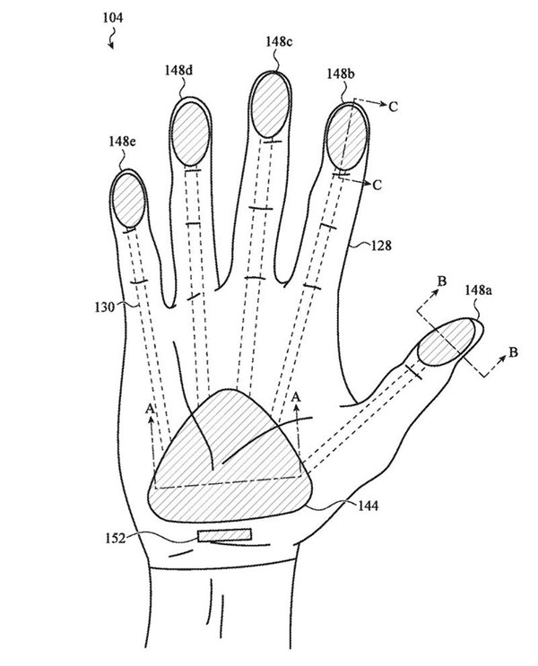 Bằng sáng chế thứ ba của Apple liên quan đến găng tay thông minh.