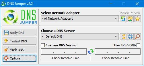 Nhấn vào ảnh để phóng to DNS Jumper