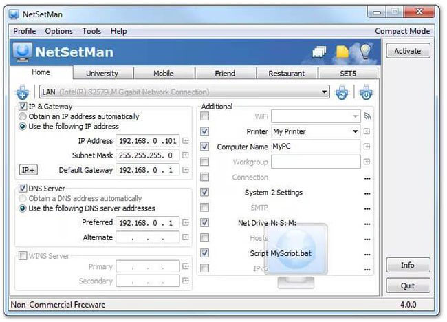 Nhấn vào ảnh để phóng to NetSetMan