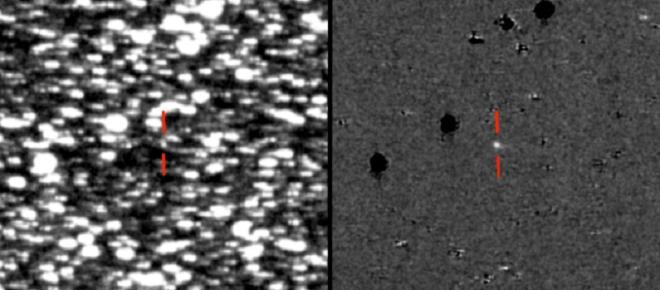 Hình ảnh về sao chổi P/2019 LD2.