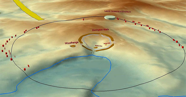 Phát hiện vòng tròn hố sâu 4.500 năm tuổi gần Stonehenge