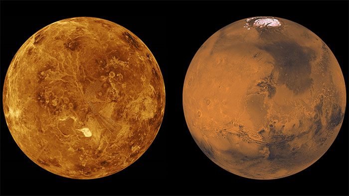 Sao Kim và sao Hỏa, hai 