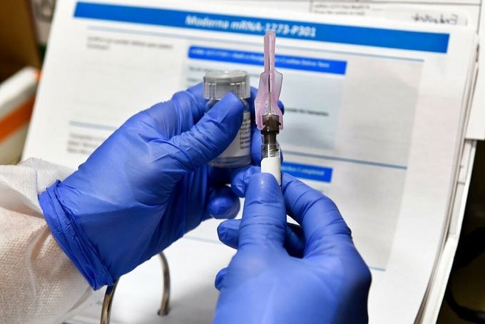 Vaccine của Moderna được thử nghiệm tại Viện Y tế Quốc gia.