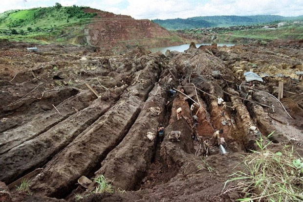 Tình trạng ô nhiễm thủy ngân cao trong khu vực Amazon là do hoạt động khai thác vàng bất hợp pháp.