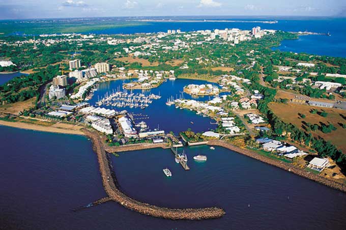 Cảng Darwin, phía bắc Australia.
