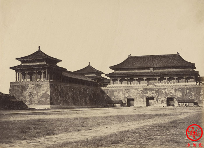 Ngọ Môn, Tử Cấm Thành năm 1860.