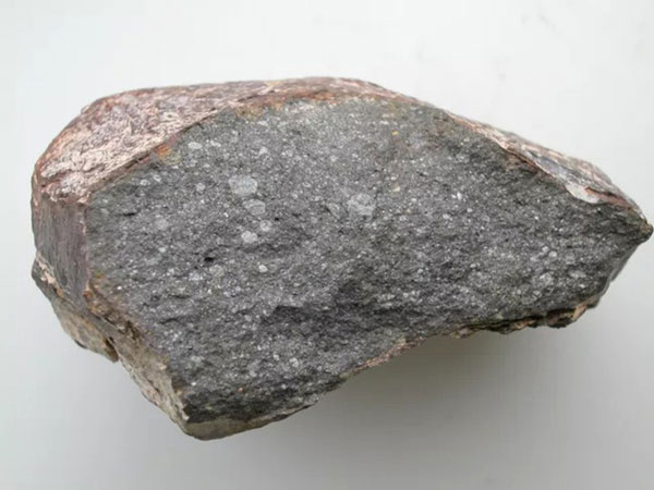 Một mảnh thiên thạch enstatit chondrite tại Bảo tàng Lịch sử Tự nhiên ở Pháp