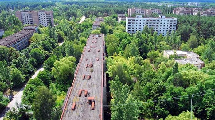 Chernobyl, một trong những nơi bỏ hoang lớn nhất thế giới.