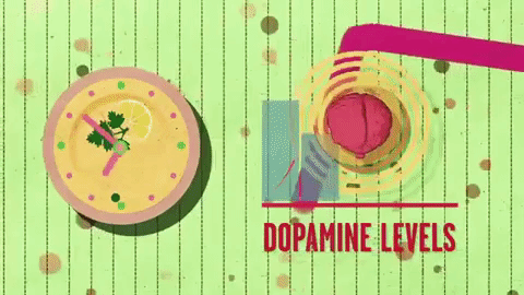 Đường rất hiếm trong các thực phẩm tạo ra dopamine.