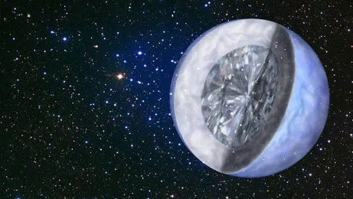 Họa sĩ mô tả hành tinh kim cương trên Vũ trụ.