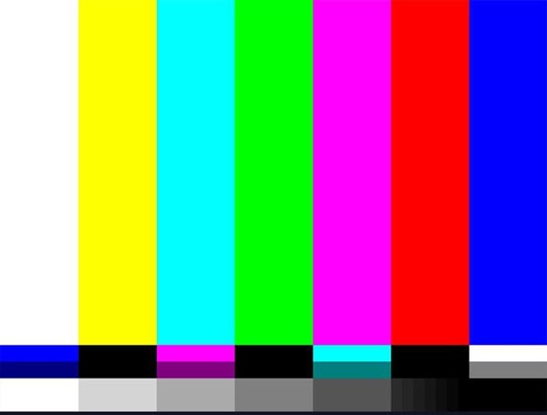 Dải kẻ màu SMPTE dùng cho TV hệ NTSC
