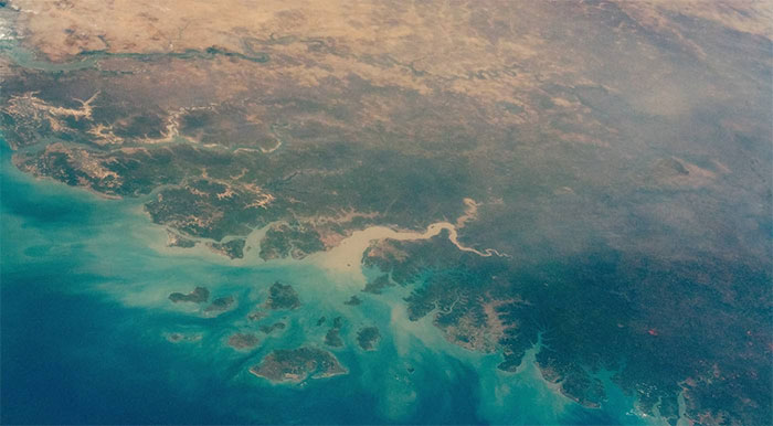 Ảnh chụp từ không gian các vùng khô hạn ở châu Phi