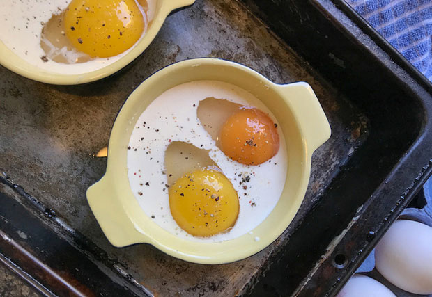 Trứng vịt có lòng đỏ lớn hơn trứng gà và do đó, nhiều axit béo omega-3 hơn.