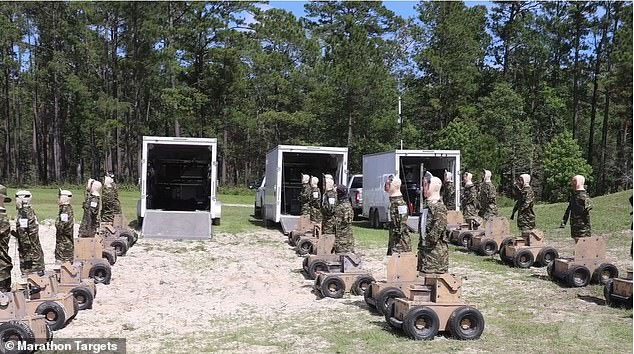 Có khoảng 45 robot G-366 đã được triển khai tại căn cứ Camp Lejuene.