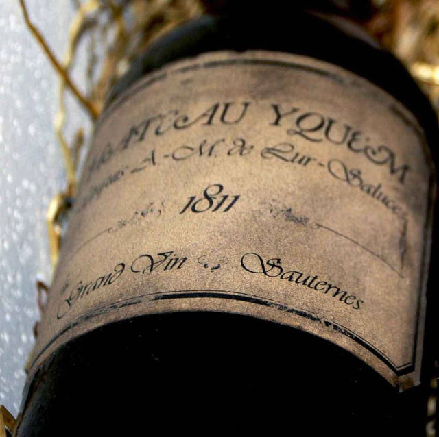 Rượu vang Chateau d’Yquem 1811 - 117.000 USD