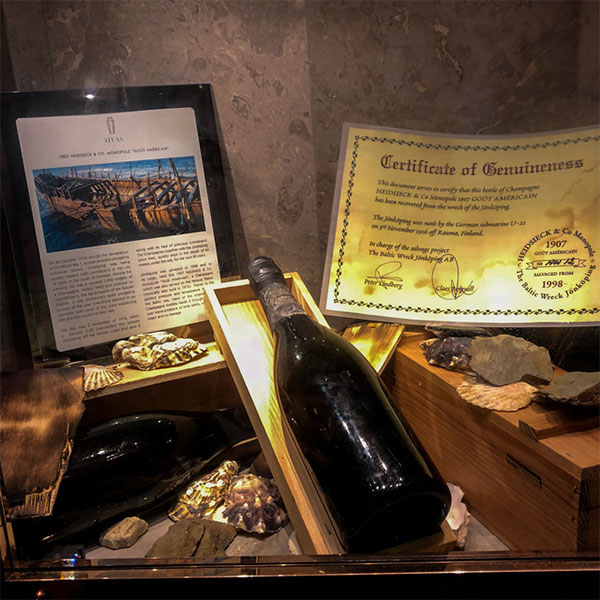 Rượu vang Shipwrecked 1907 Heidsieck - 275,000 USD