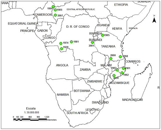 Có hơn 1.000 trường hợp trong đợt bùng phát Mozambique năm 1981.