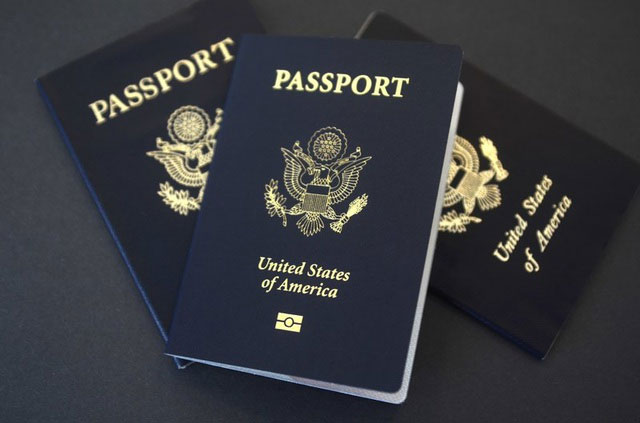 Mỹ hiện tại cấp 3 loại hộ chiếu.