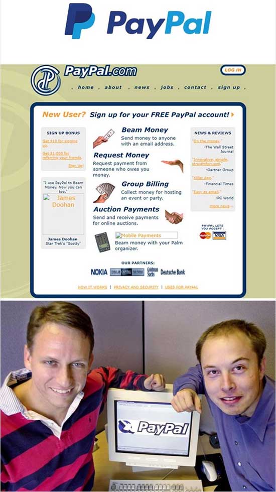 Dịch vụ thanh toán trực tuyến – Paypal (1998)