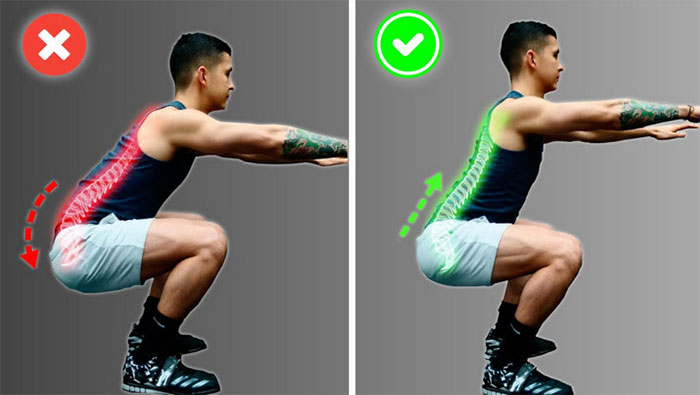Ngồi xổm nhanh nếu không cẩn thận có thể dễ dẫn đến chấn thương ở lưng