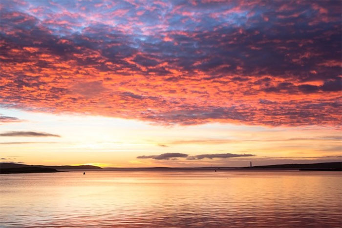 Biển Bắc gần quần đảo Orkney.