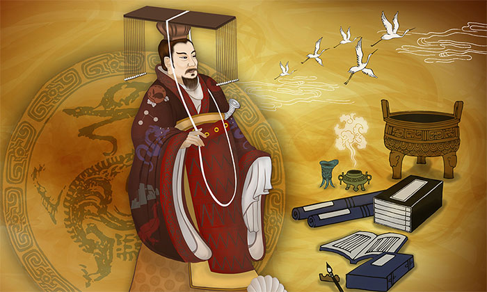 Hán Vũ Đế và hoàng hậu Trần A Kiều cũng là chị em họ.