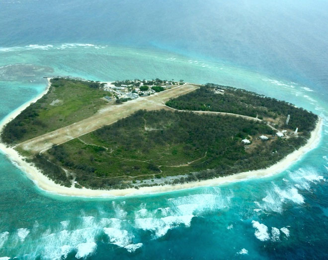 Đảo Lady Elliot, nơi Jessica Buckman và Jin Buck làm công việc bảo tồn loài rùa
