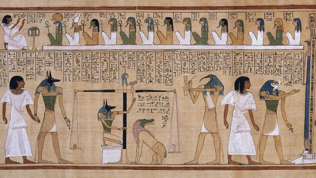 Các vị thần Ai Cập thường có đầu là động vật.