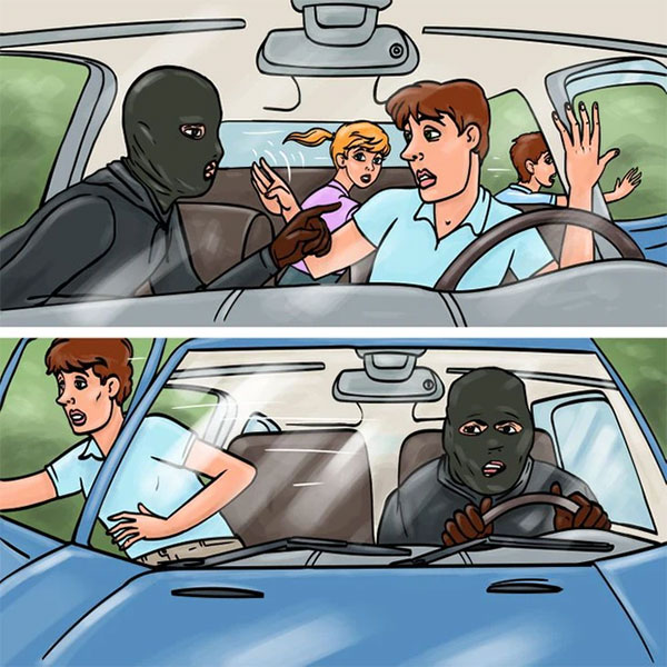 Cách xử lý khi bị cướp xe