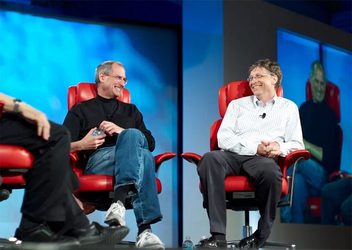 Steve Jobs và Bill Gates